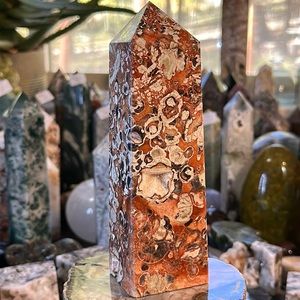 🔥SALE🔥 Mexico Agate 4 Sided Crystal Tower!